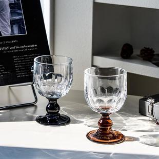 中古女生氛围感酒杯红酒香槟民宿小众ins风轻奢高颜值 高级感法式