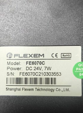 繁易触摸屏FE6070C 型号FE6070C DC24V供电