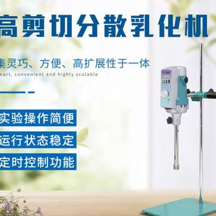昂尼小型分散机匀浆机实验室剪切分散乳化机AD500S