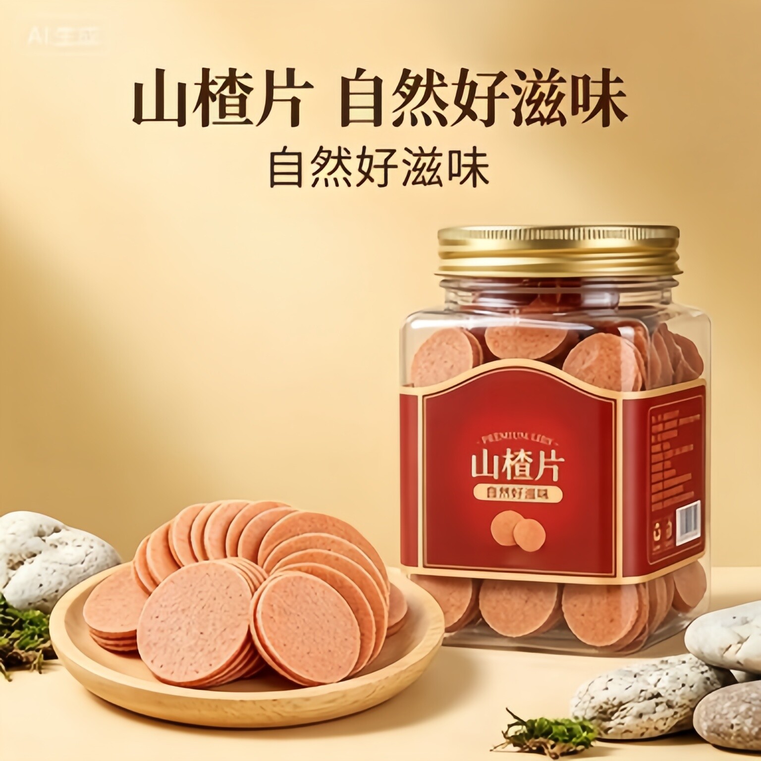 央妈推荐山楂片干正宗无添加官方旗舰店特级原味无糖山楂条小零食