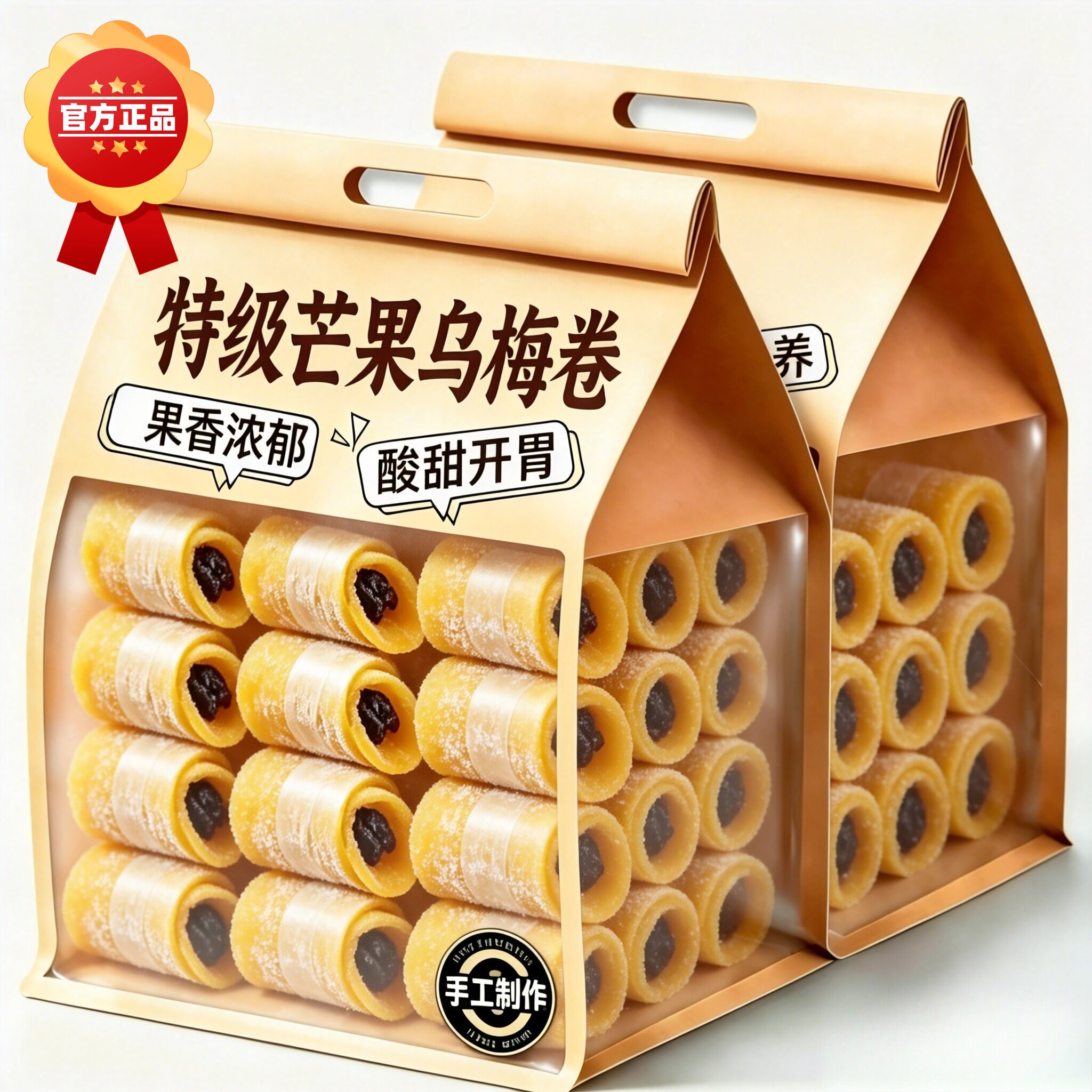 厚切芒果卷乌梅条柠檬条芒果干果脯蜜饯独立包装休闲零食果干即食