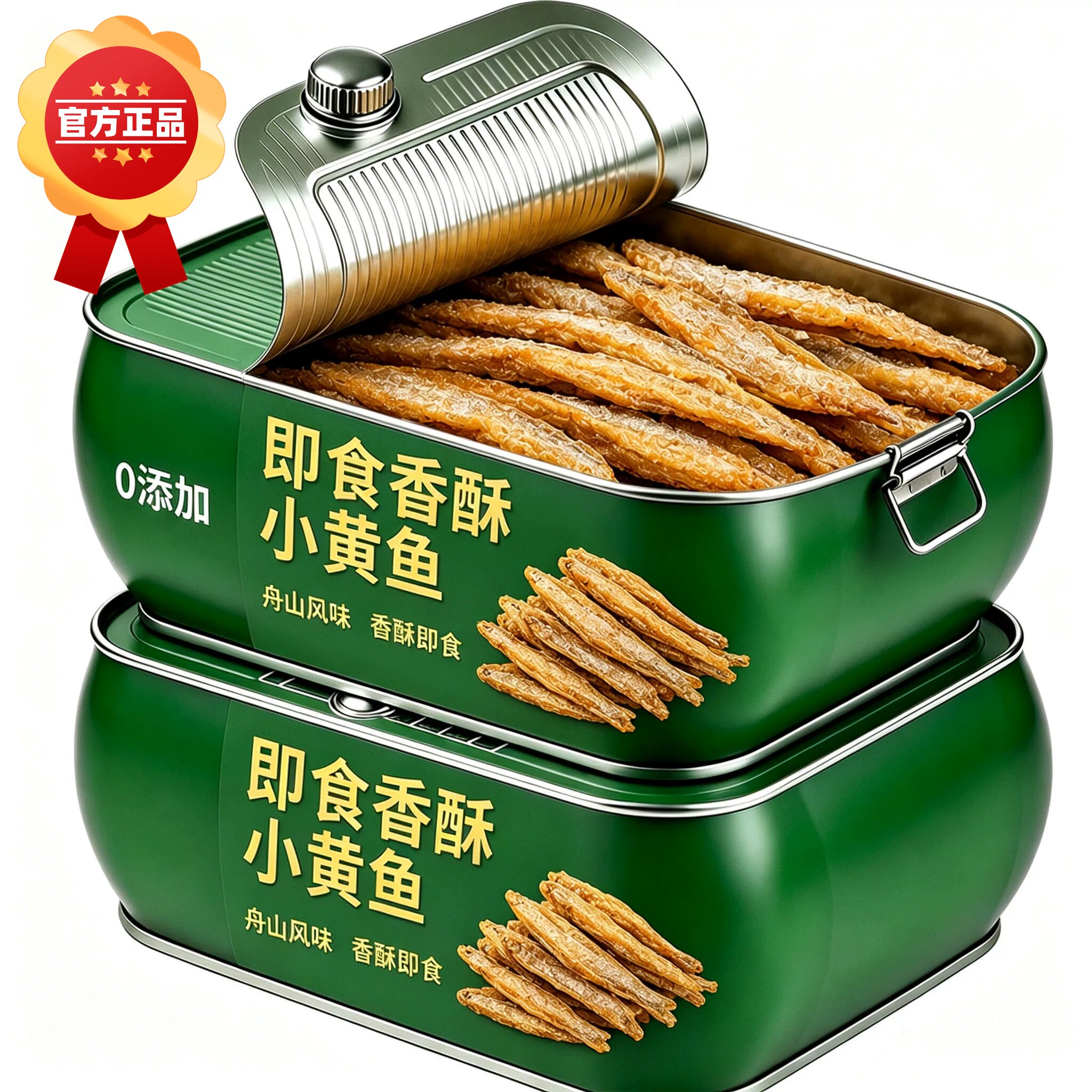 舟山黄鱼酥解馋鱼干零食即食小黄鱼下酒菜咸菜休闲食品小吃大全