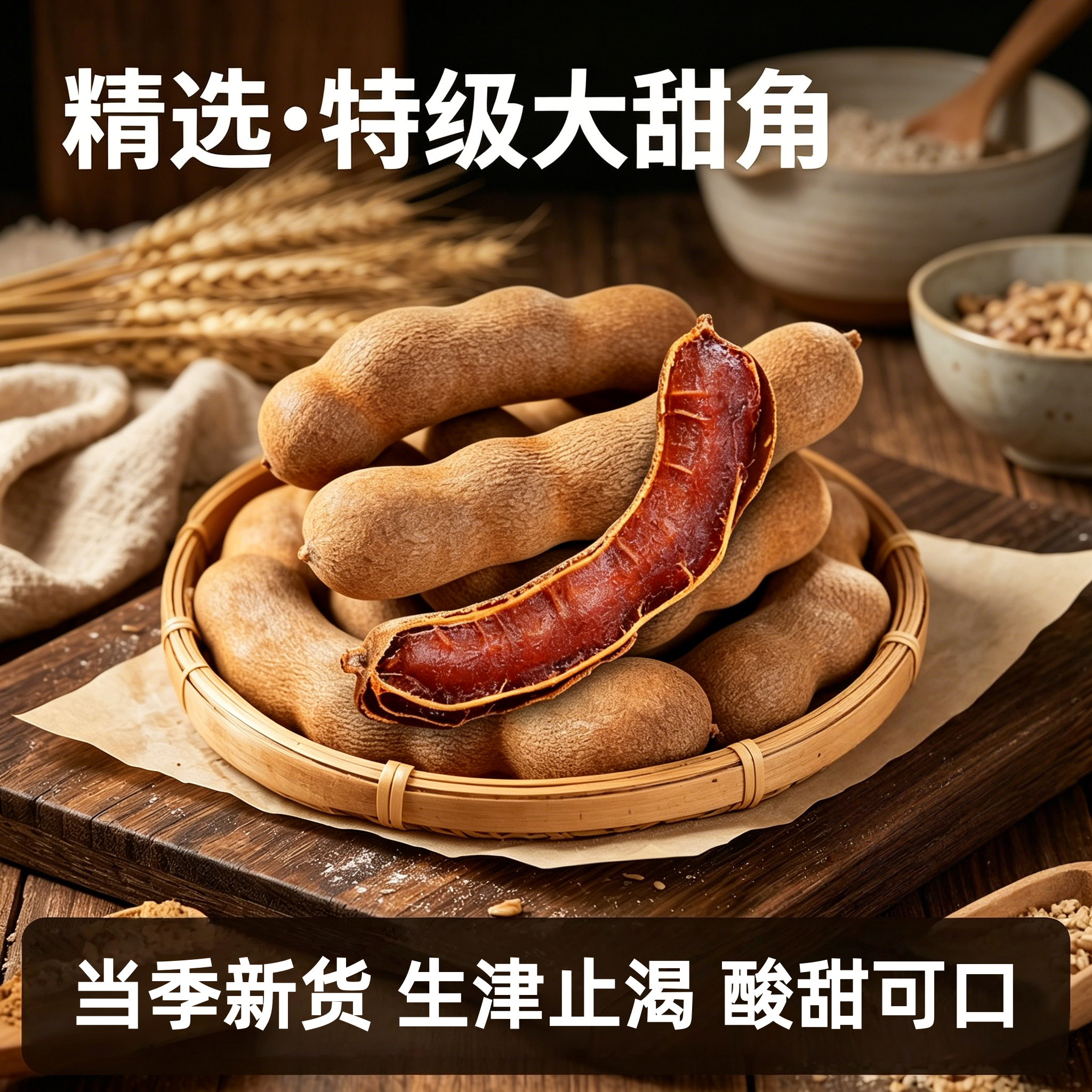 央妈推荐甜酸角云南特产旗舰店新鲜罗望子酸豆角果干孕妇零食小吃