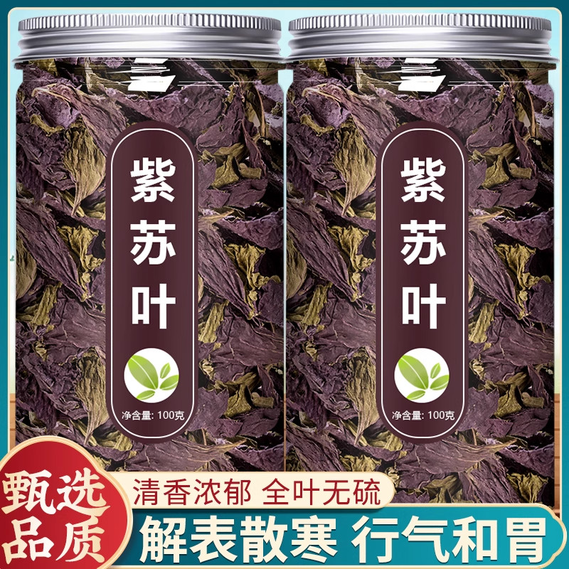 野生紫苏叶干新鲜泡水喝