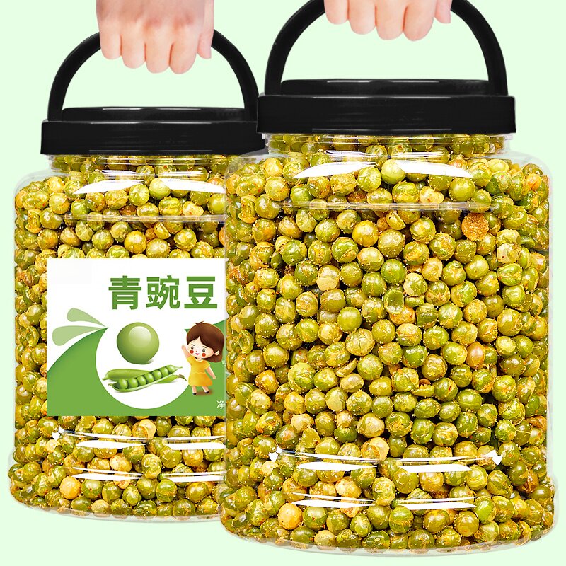 央妈精选青豆青豌豆蒜香味原味多种经典口味豆果酥脆解馋零食新货