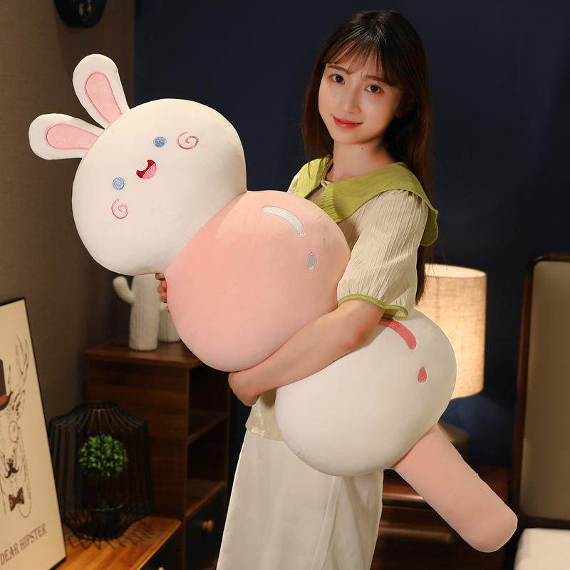 可爱小兔子抱枕猪毛绒玩具