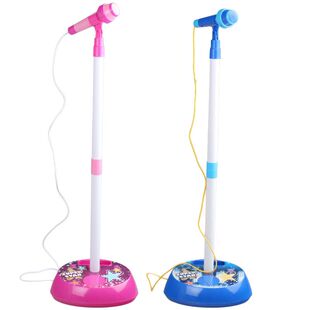 儿童麦克风扩音乐话筒带支架仿真卡拉OK唱歌玩具情感智力开发礼物