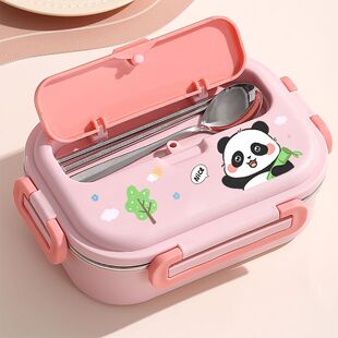 316不锈钢保温饭盒学生小学生专用食品级便携儿童便当餐盒女孩