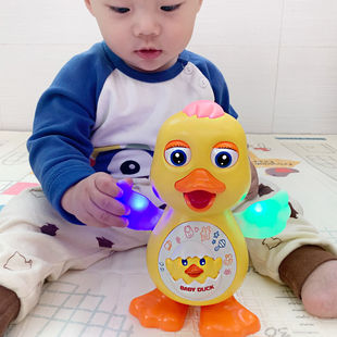 会唱歌跳舞小黄鸭抖音同款婴儿玩具男孩女孩儿童电动火红鸭0-1岁2