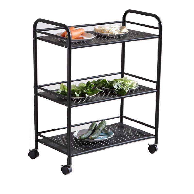 火锅店菜架子厨房微波炉多层收纳置物架烤肉店餐厅饭店放菜架落地