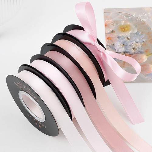 新款双面1.6cm花束丝带蛋糕礼物盒装饰彩带服装辅料diy蝴蝶结缎带
