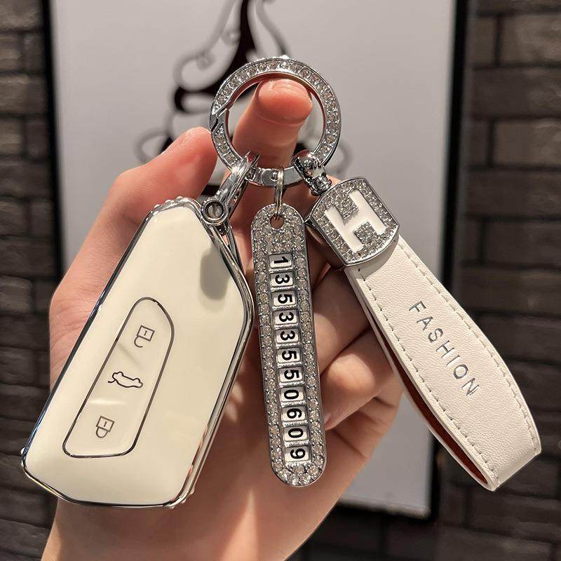 适用大众高尔夫8钥匙套ID.6X车ID.4扣22款凌渡包揽镜CROZZ途昂X壳