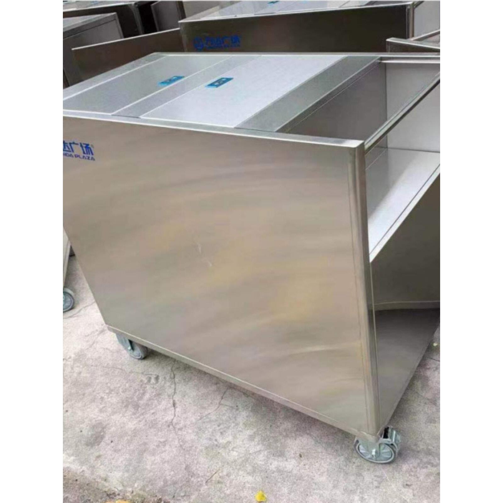 手推不锈钢环卫垃圾车万达五岳商场市属垃圾保洁车