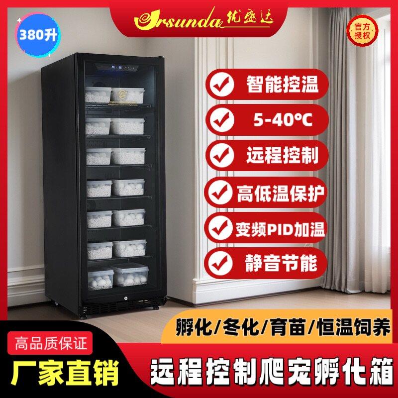 380L乌龟孵化箱爬行动物孵化机器爬宠冬化冬眠柜爬虫恒温饲养箱