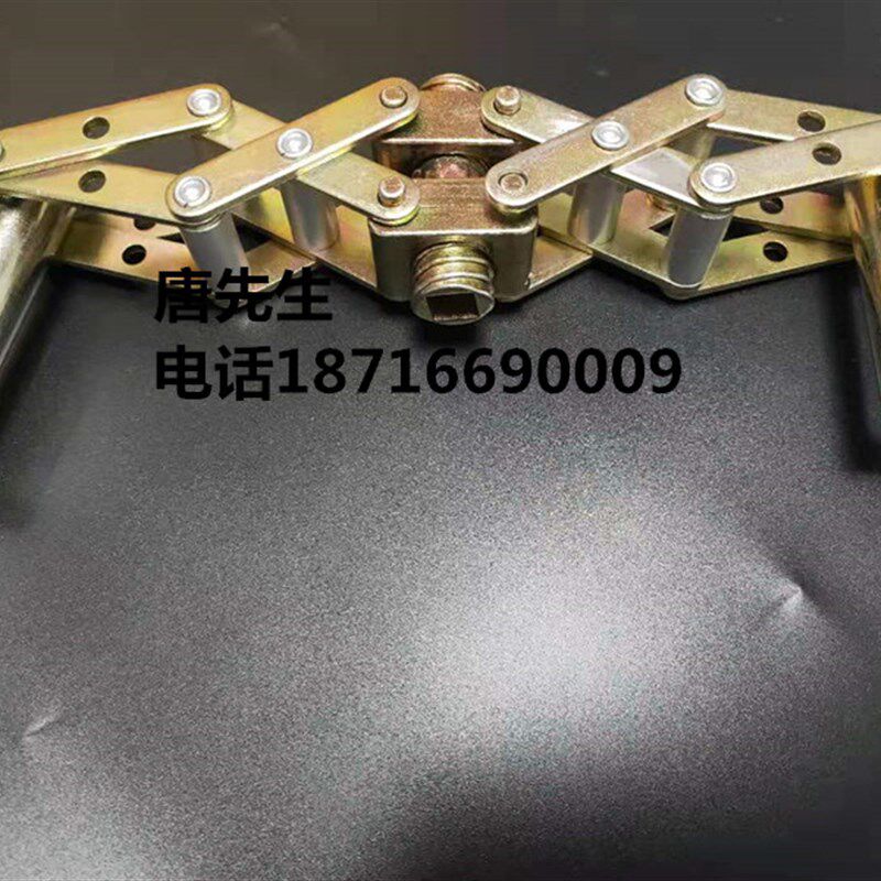 100型活动隔断屏风门传动杆 千斤顶 上下伸缩固定门板两头行程6cm