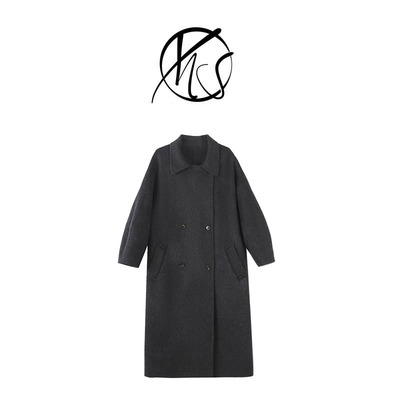 NANJIE/楠姐【济州冬日】韩系氛围感慵懒长款双面羊毛大衣XNS6814