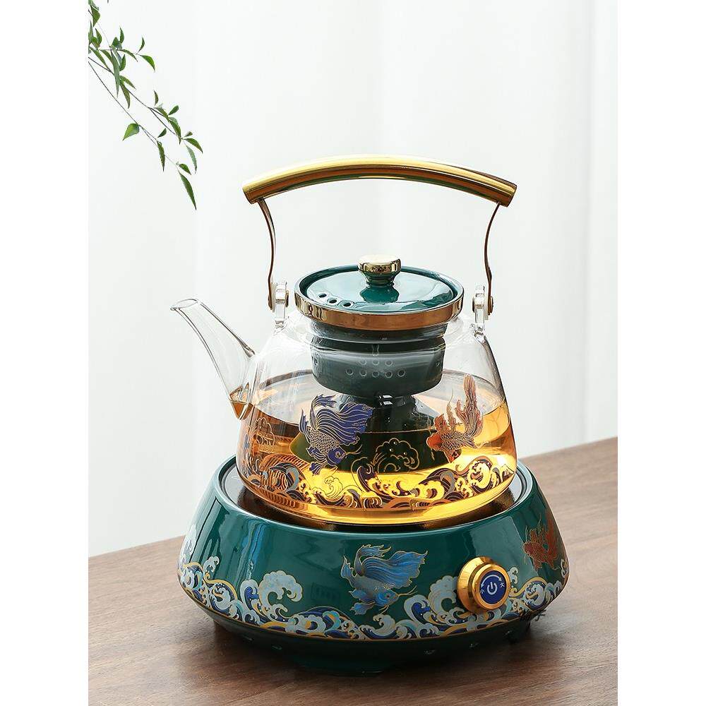 电动陶瓷炉玻璃茶壶茶水壶陶瓷茶壶全自动蒸汽茶炉茶具