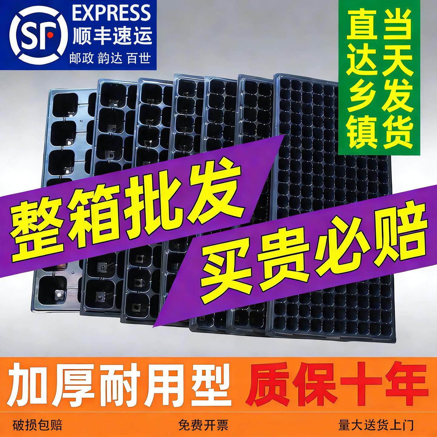 育苗盘穴盘育苗盆育苗盒辣椒玉米西瓜育苗专用盘苗木扦插盘苗盘
