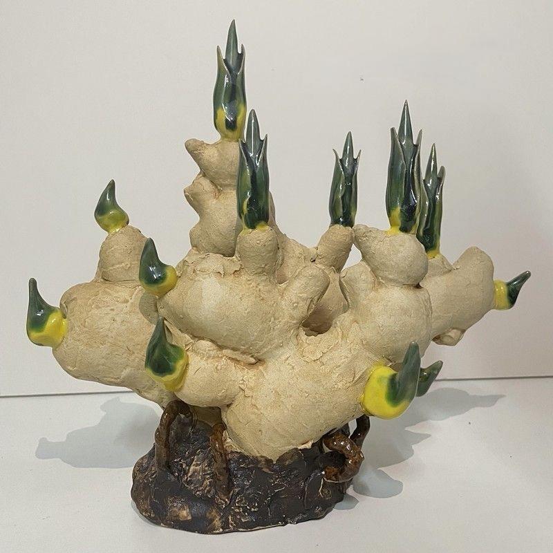 一桶姜山江山过节送客户高档摆件开 业商务礼品客厅书房创意摆件