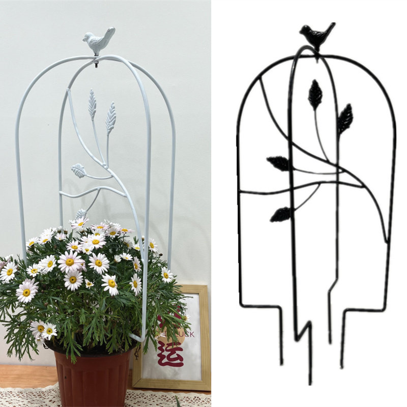 小鸟园艺山乌龟铁线莲花架爬藤小架子花卉植物攀爬支架支撑杆铁艺