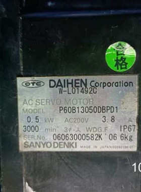 OTC电机P60B13050DBPD1质保询价