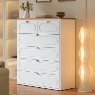超强收纳加厚铁艺五斗柜卧室钢制储物柜多层抽屉式内衣袜子整理柜