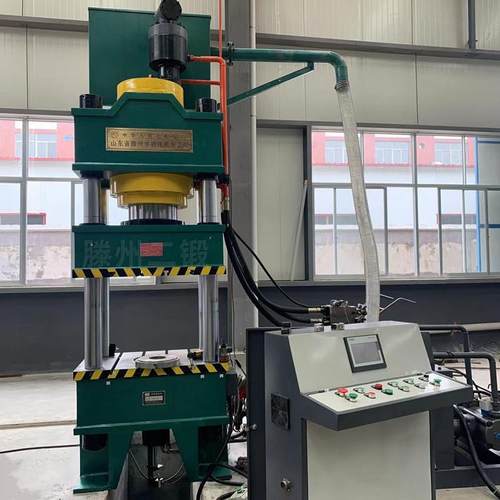 标准315T四柱液压机含移动台全自动畜牧舔盐砖压块液压机