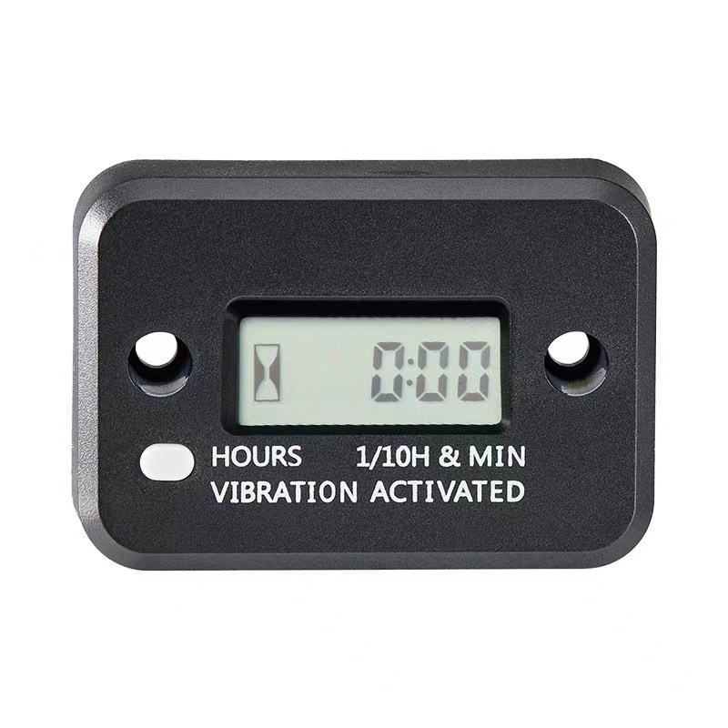 摩托车转速表计时器 油锯 冲击夯防水计时表 可复位振动累时器