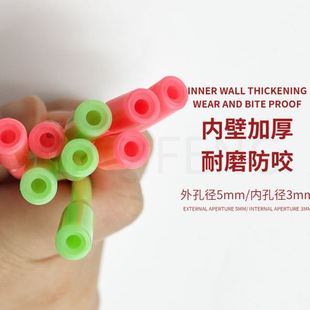 海钓夜光管防咬荧光套管线组防缠绕PVC塑胶管绑制串钩钓鱼小配件