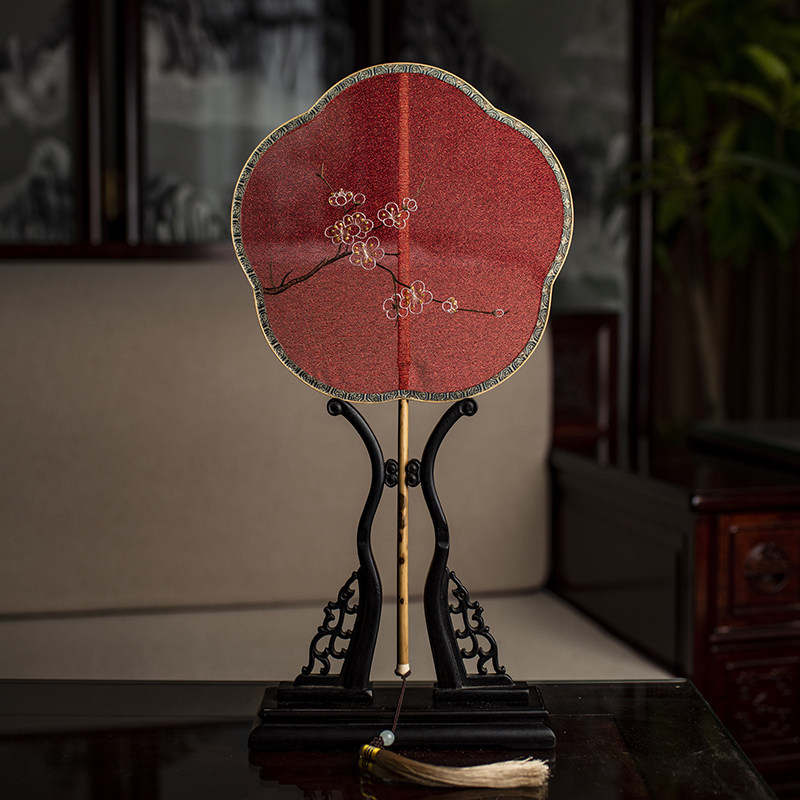 高端定制纯手工苏绣团扇古风真丝双面绣复古刺绣结婚喜扇新娘扇子,居家日用,扇子,淘宝优惠券,粉丝福利购,淘宝优惠卷