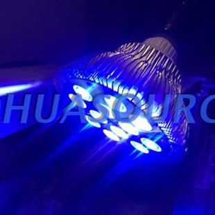 led鱼缸灯 12w 海藻灯 水族灯 水草补光灯 定制厚款 珊瑚灯 PAR38