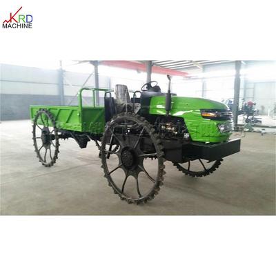 Seedling transport machinery 水旱两用自卸拉苗机 水稻运苗机