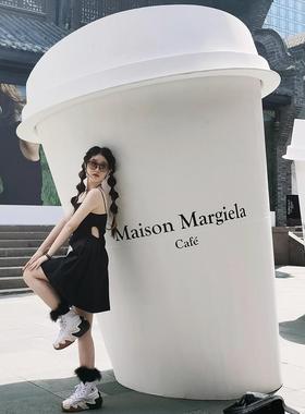 仿真巨型咖啡杯模型雕塑户外网红咖啡厅奶茶店门口开业装饰大摆件