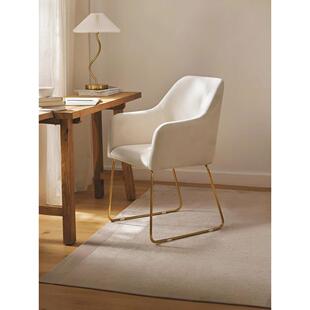 意式极简餐椅北欧设计师椅子现代简约家用餐椅书桌靠背椅轻奢椅