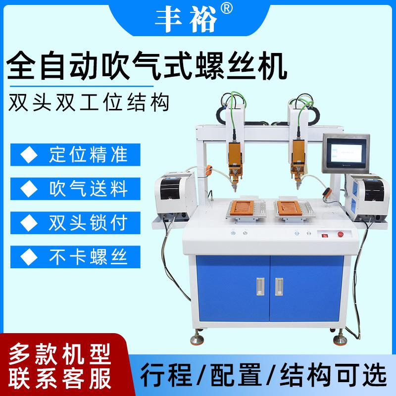 多轴自动化拧打螺丝机全自动坐标式双头吹气式锁螺丝机