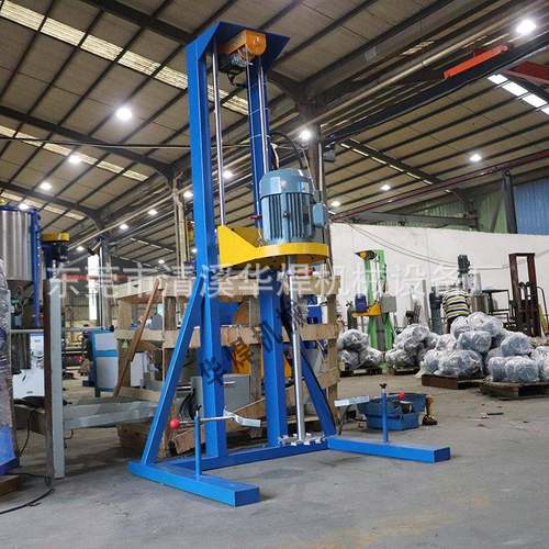 广东电动升降7.5kw高速分散机惠州油漆涂料分散机防爆搅拌机