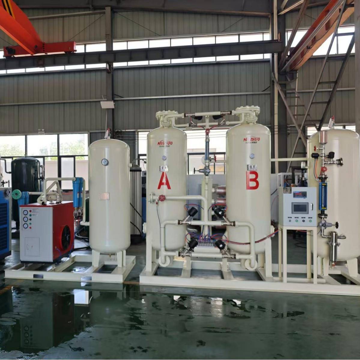 高原弥散室内补氧制氧设备水产养殖供氧机器氧气发生器全套配齐