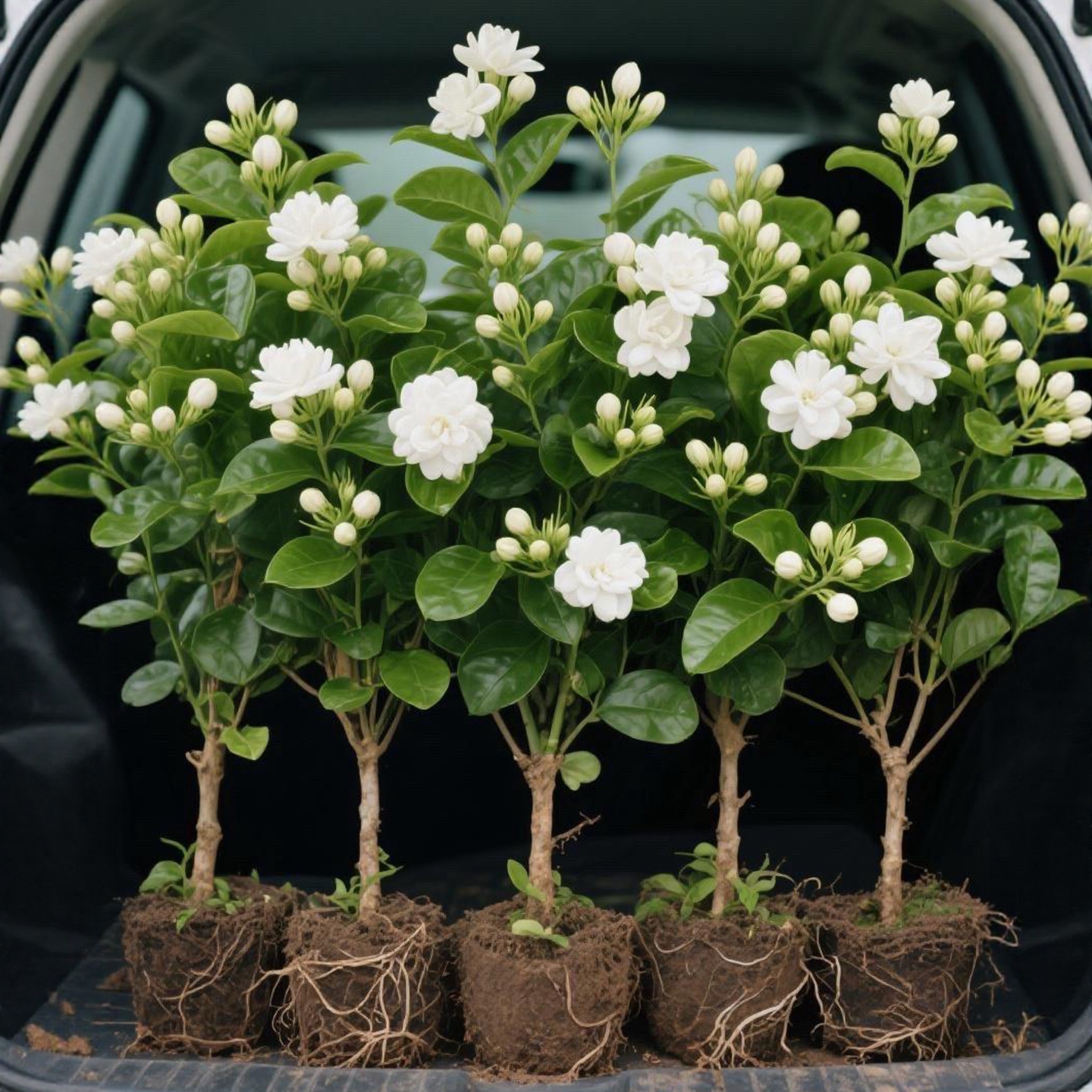 茉莉花盆栽带苞四季好养开