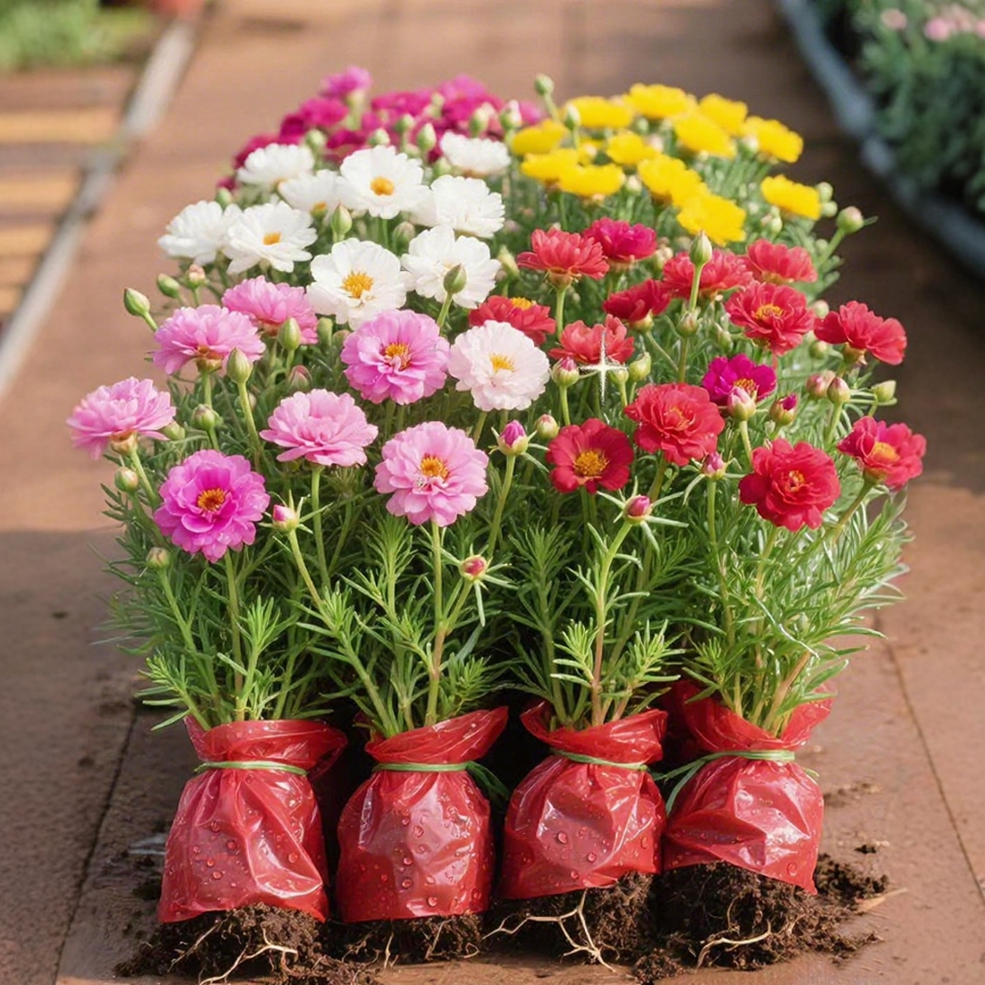 重瓣向日葵盆栽苗多年生宿根半支莲松叶牡丹大马齿苋绿植盆栽花卉