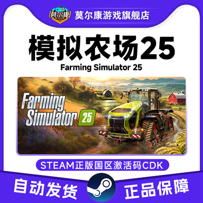 Steam 模拟农场25 Farming Simulator 25 国区激活码CDKEY PC正版