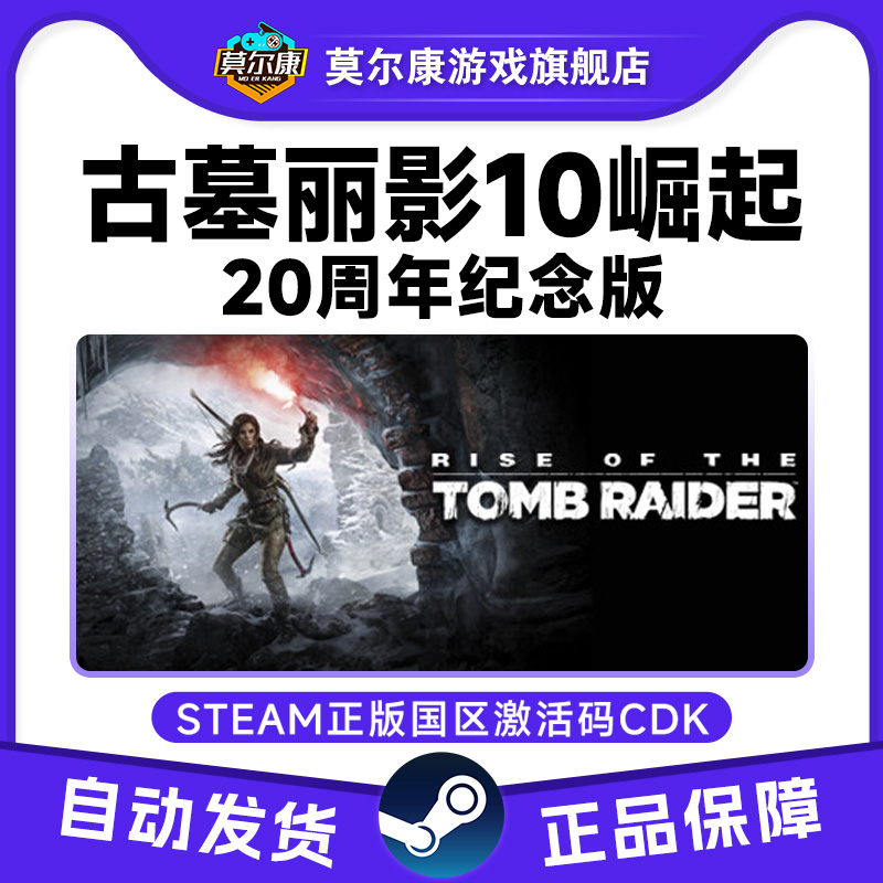 Steam 古墓丽影10崛起 20周年纪念版 国区激活码CDKey PC中文正版