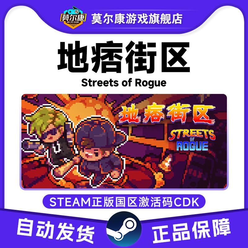 steam 地痞街区 国区激活码CDKey Streets of Rogue PC正版游戏