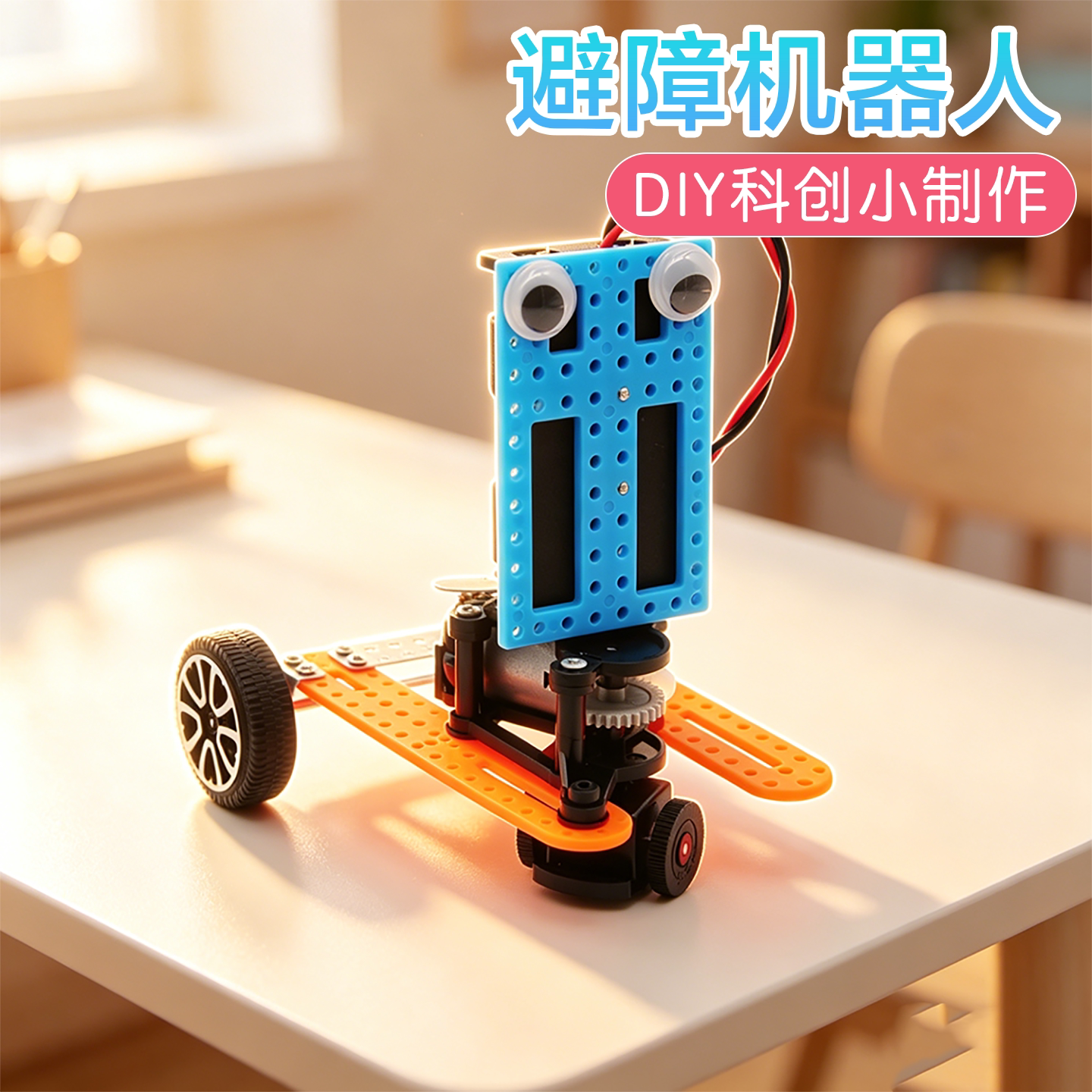 避障机器人科学启蒙实验科创制作