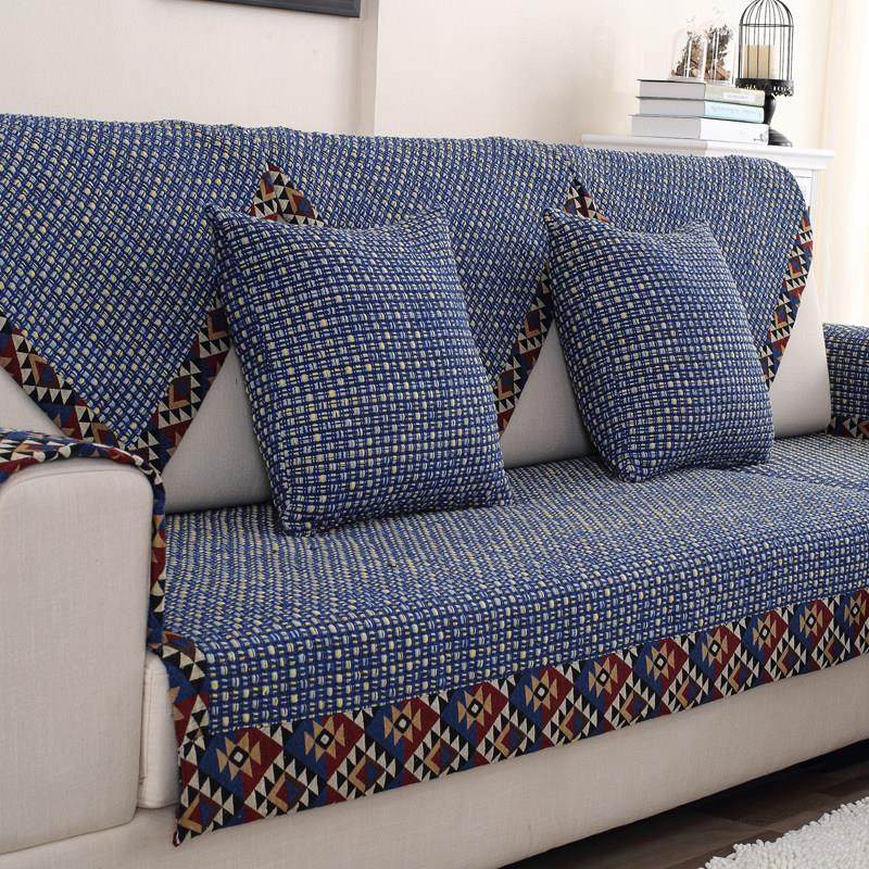 新款老粗布棉亚麻防滑沙发垫布艺沙发巾套罩时尚四季坐垫组合定制,居家布艺,沙发垫,淘宝优惠券,粉丝福利购,淘宝优惠卷