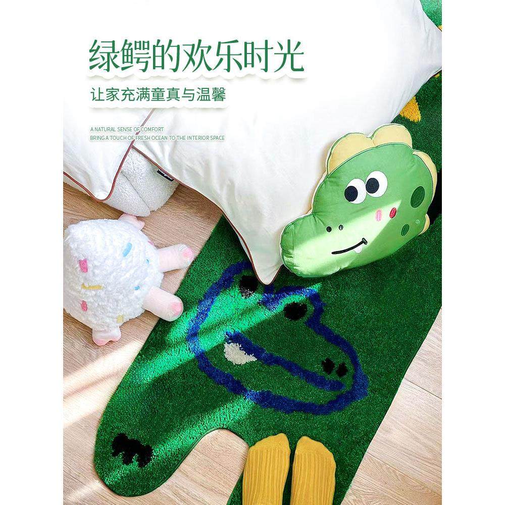 儿童房地毯狮子老虎花豹卧室床边房间卡通北欧少女可爱撸猫感,居家布艺,床边毯,淘宝优惠券,粉丝福利购,淘宝优惠卷