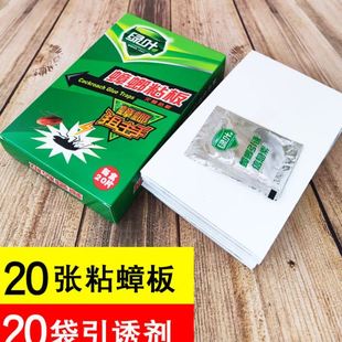 蟑螂家用物理引蟑螂贴粘蟑螂板纸厨房灭蟑螂粘板帖