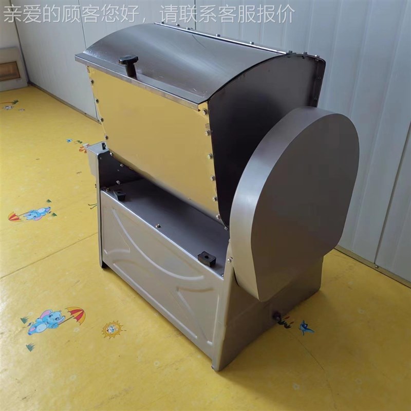 50公QEY斤全动和面机r搅 自馒头房面设备 食堂学校多型号音和静面