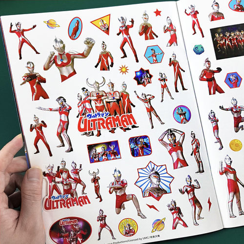 奥特曼贴纸书儿童卡通贴贴画书专注力宝宝0到3到6岁2男孩益智玩具