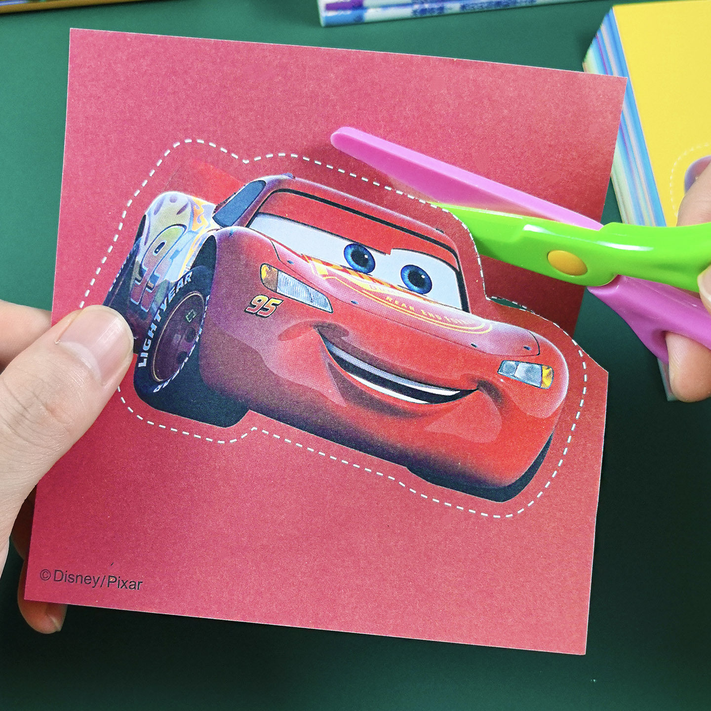 闪电麦昆剪纸儿童手工diy制作材料3到6岁5赛车总动员男孩汽车玩具,玩具/童车/益智/积木/模型,手工折纸/剪纸书,淘宝优惠券,粉丝福利购,淘宝优惠卷
