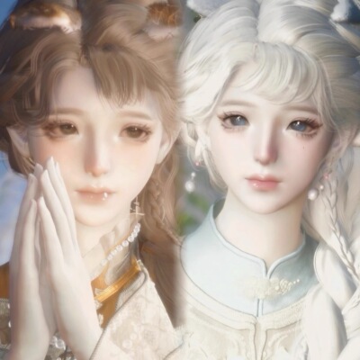 发2 豹豹 kyomomoo 此等萌物一口吞了 燕云十六声捏脸女 端游手游